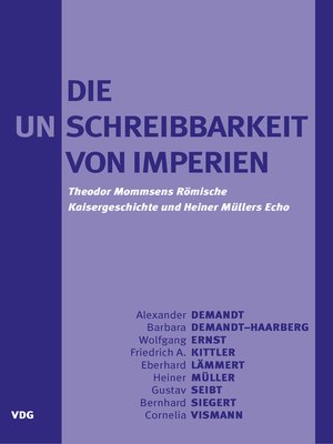 cover image of Die Unschreibbarkeit von Imperien